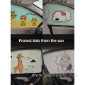 Foldable strong magnetic car window sun shade